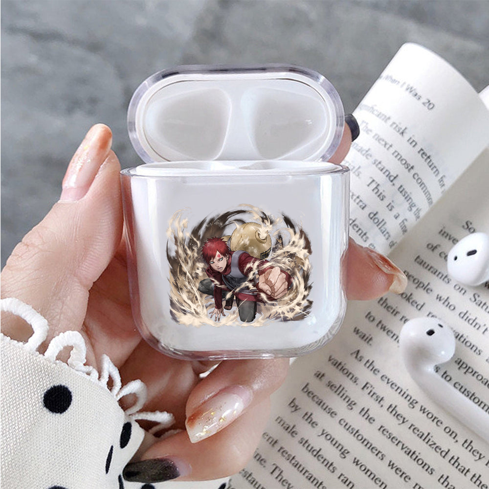 Gaara Ultimate Jutsu Protective Clear Case Cover For Apple Airpods