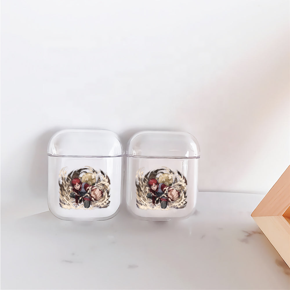 Gaara Ultimate Jutsu Protective Clear Case Cover For Apple Airpods