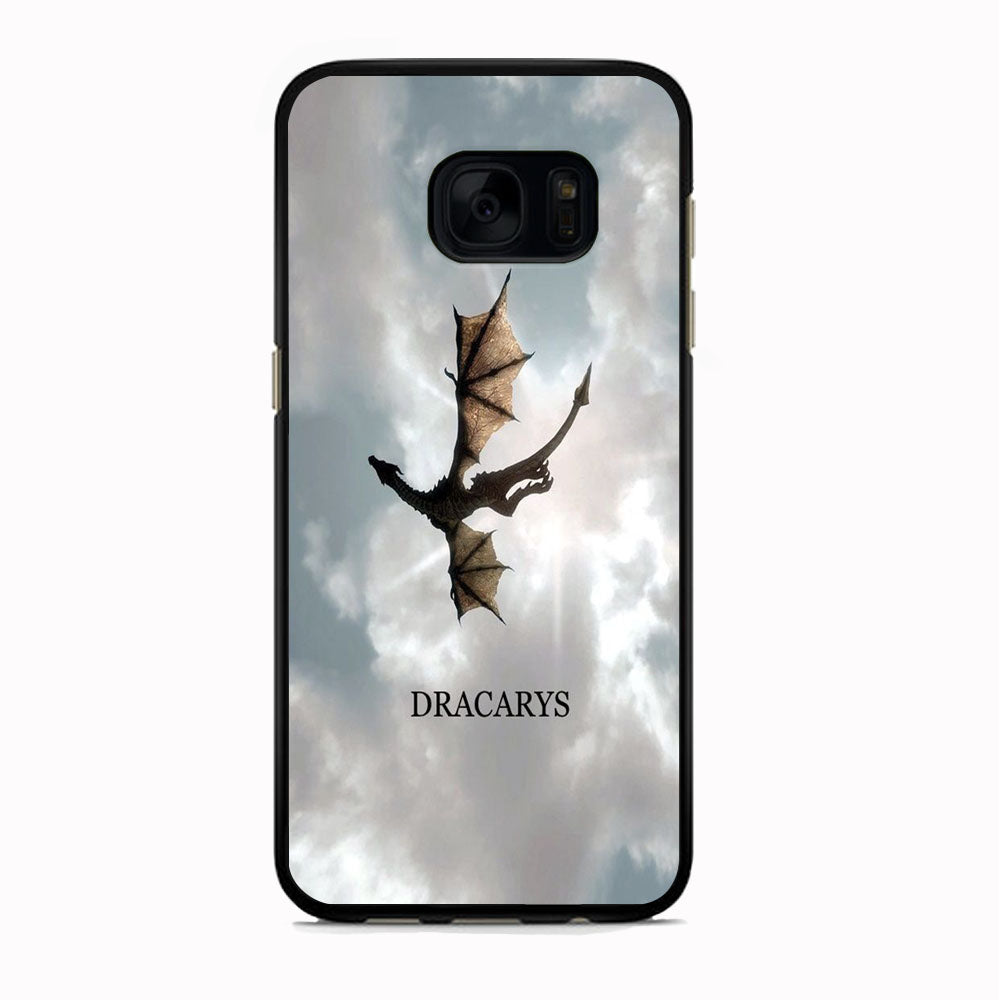 Game Of Thrones Dracarys Dragon Flying In The Sky Samsung Galaxy S7 Edge Case
