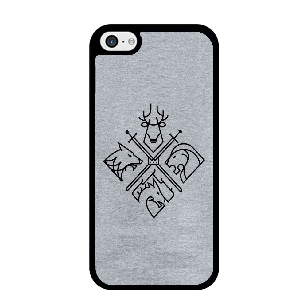 Game Of Thrones Valar Morghulis Grey Jeans Emblem iPhone 5 | 5s Case - Ezzystore