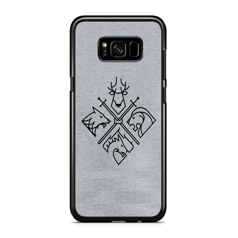 Game Of Thrones Valar Morghulis Grey Jeans Emblem Samsung Galaxy S8 Case