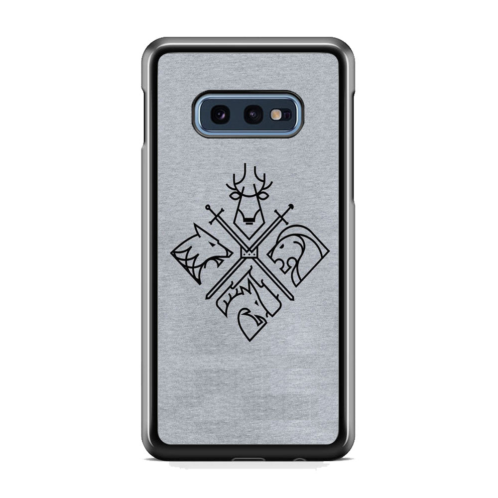 Game Of Thrones Valar Morghulis Grey Jeans Emblem Samsung Galaxy 10e Case