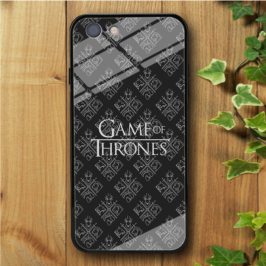 Game of Thrones Grey Doodle iPhone 6 | 6s Tempered Glass Case