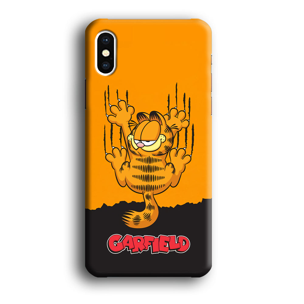 Garfield Claw Mark iPhone XS Case