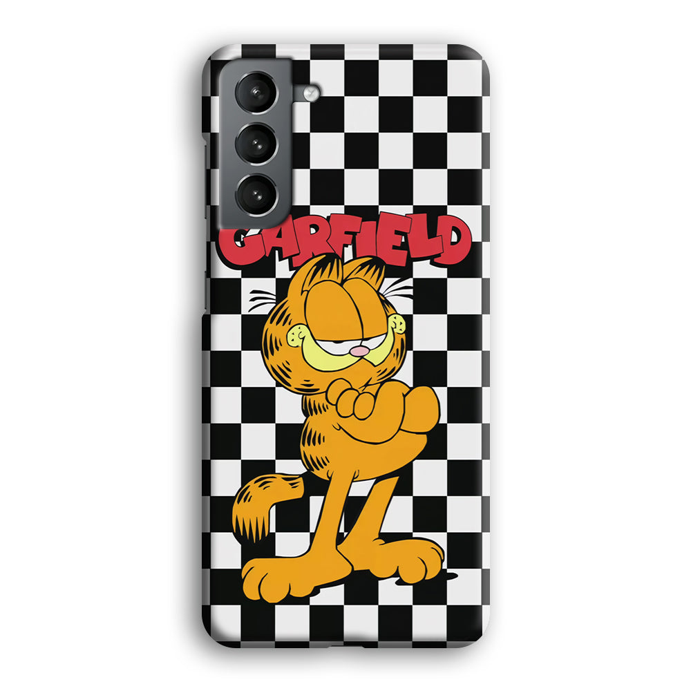 Garfield Cube Black Nad White Samsung Galaxy S21 Plus Case