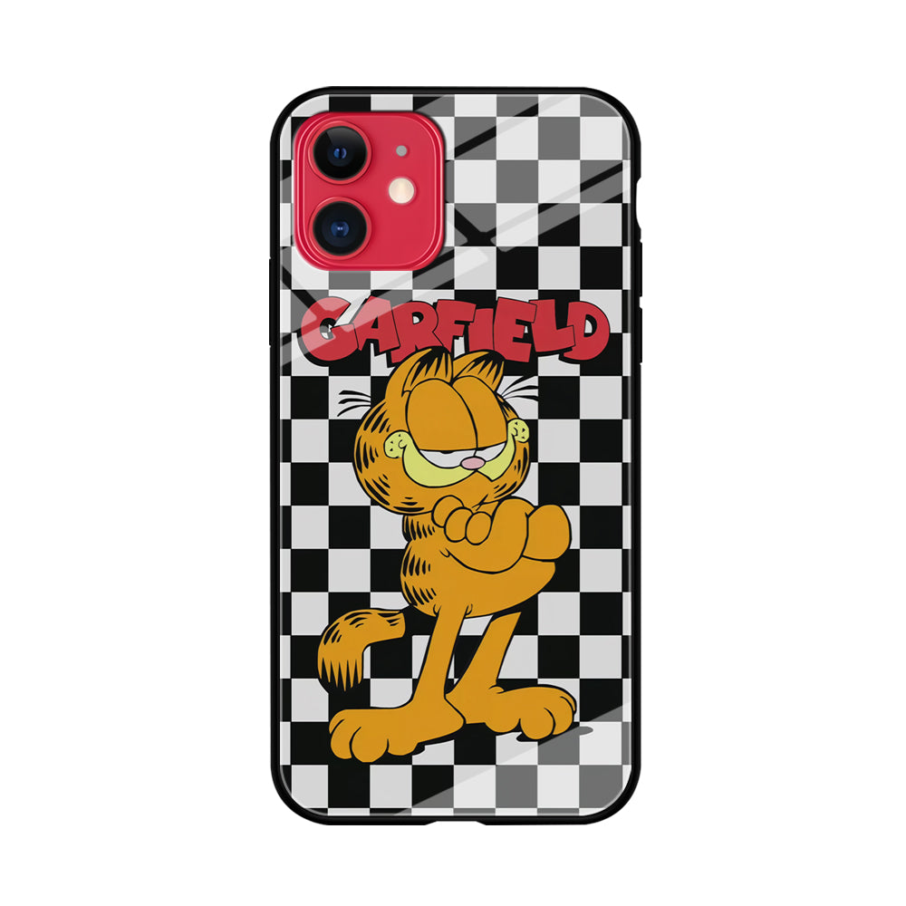 Garfield Cube Black Nad White iPhone 11 Case