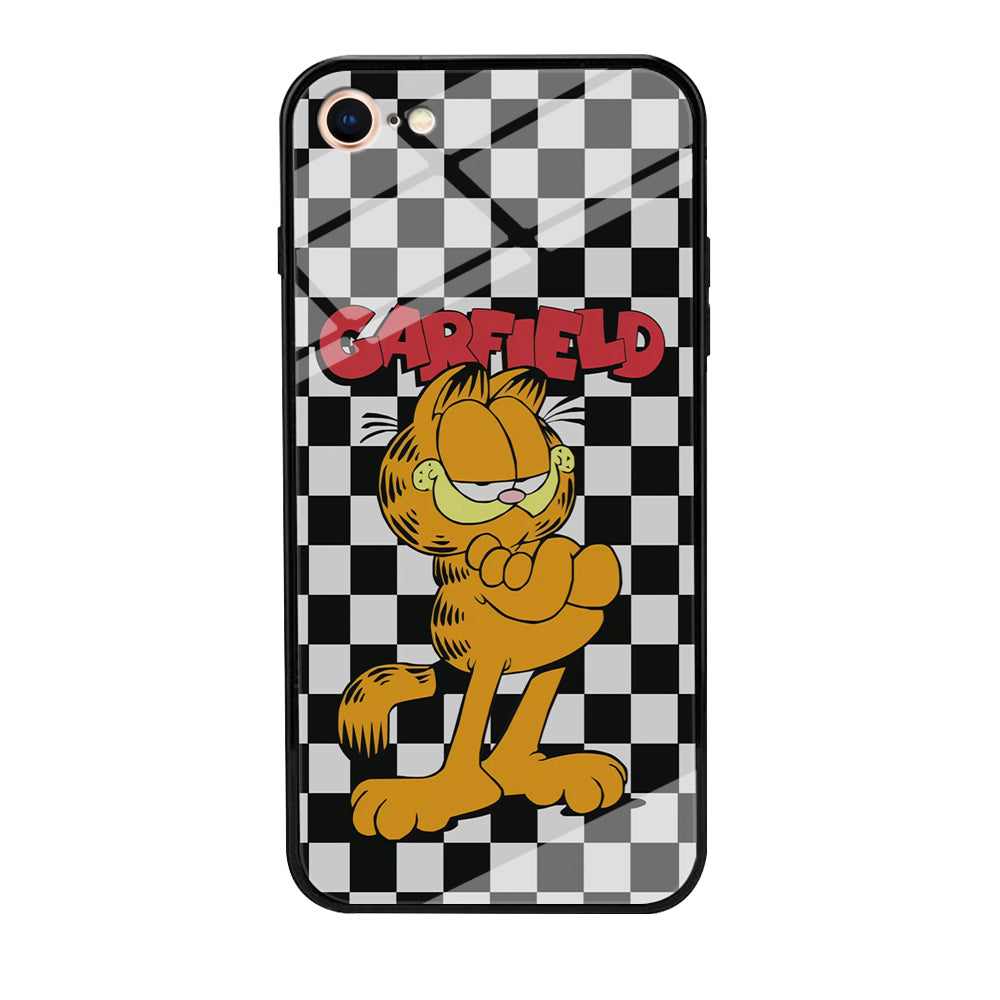 Garfield Cube Black Nad iPhone 8 Case