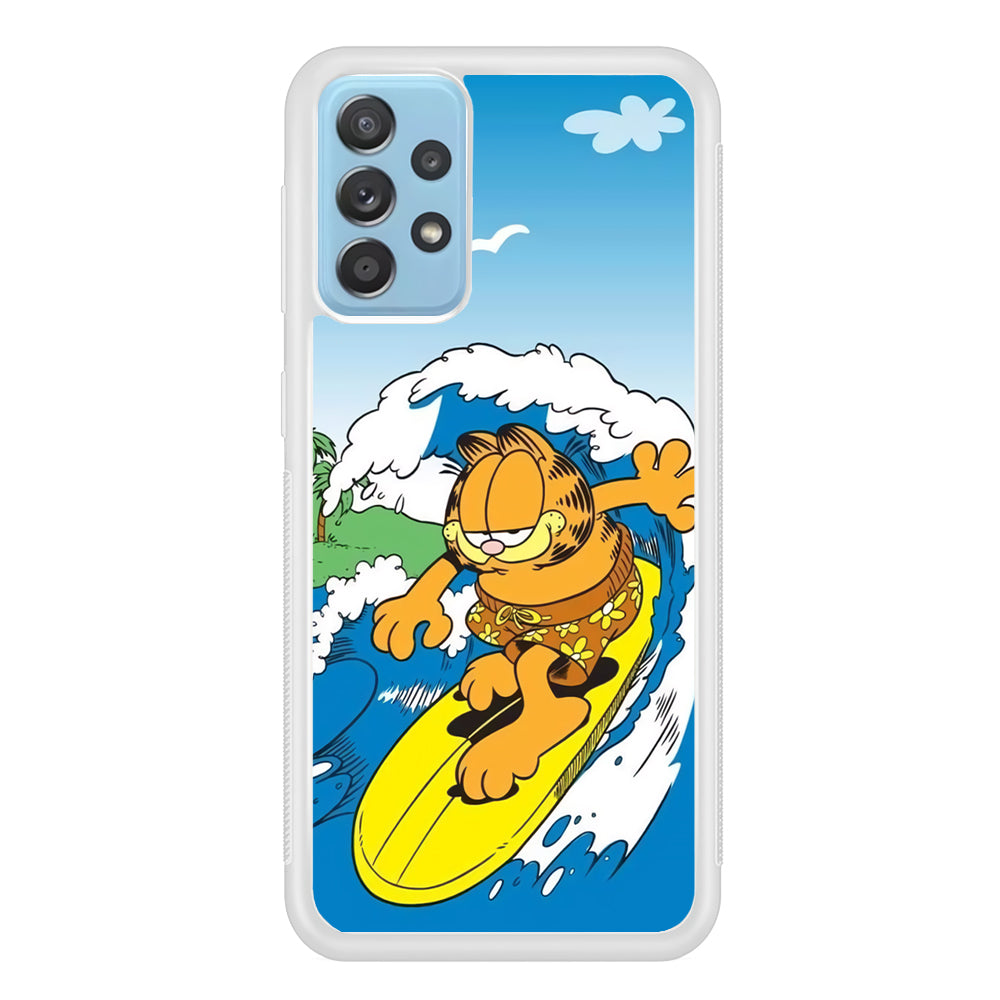 Garfield Surfing Samsung Galaxy A52 Case