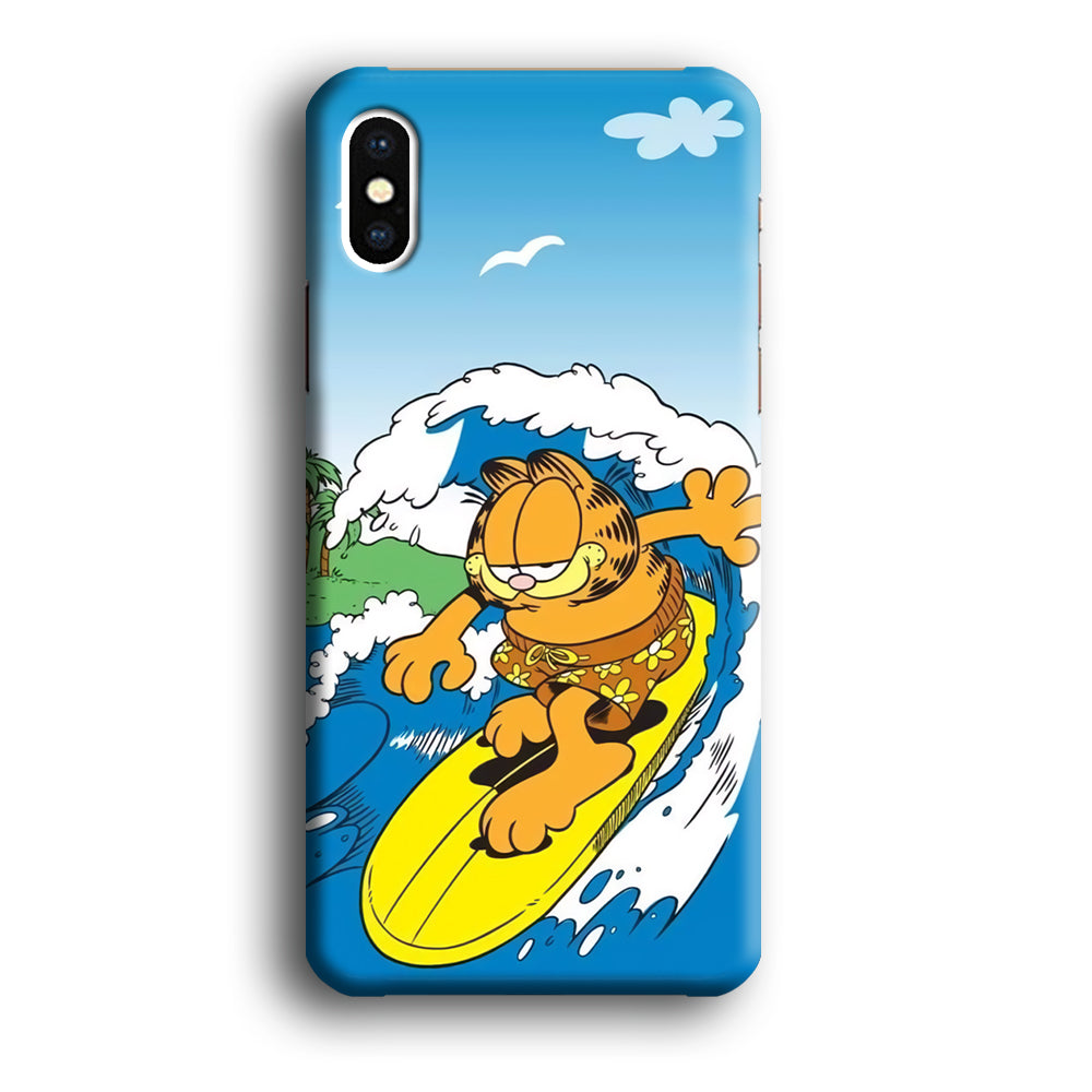 Garfield Surfing iPhone XS Case