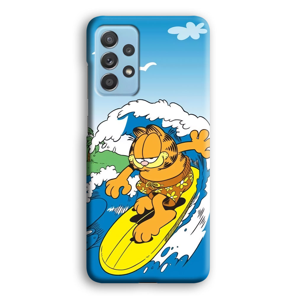 Garfield Surfing Samsung Galaxy A52 Case