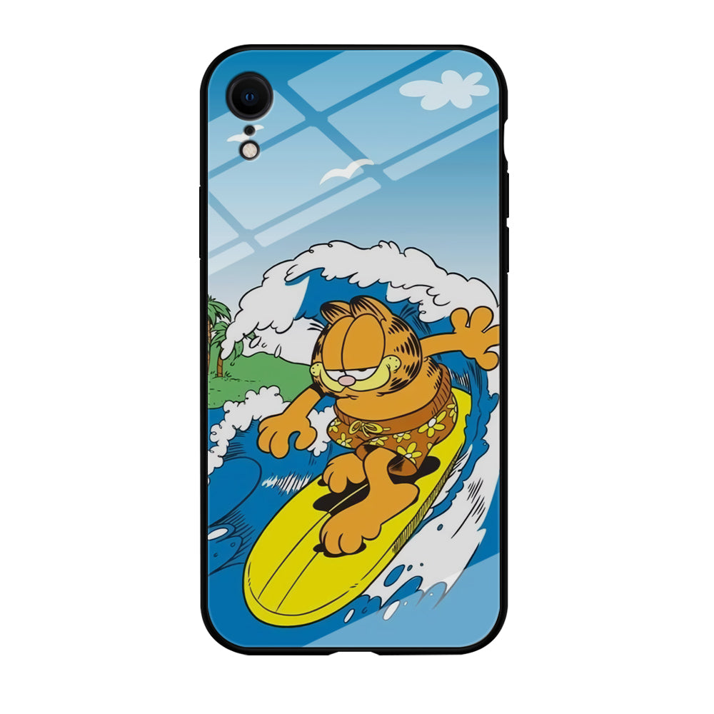 Garfield Surfing iPhone XR Case