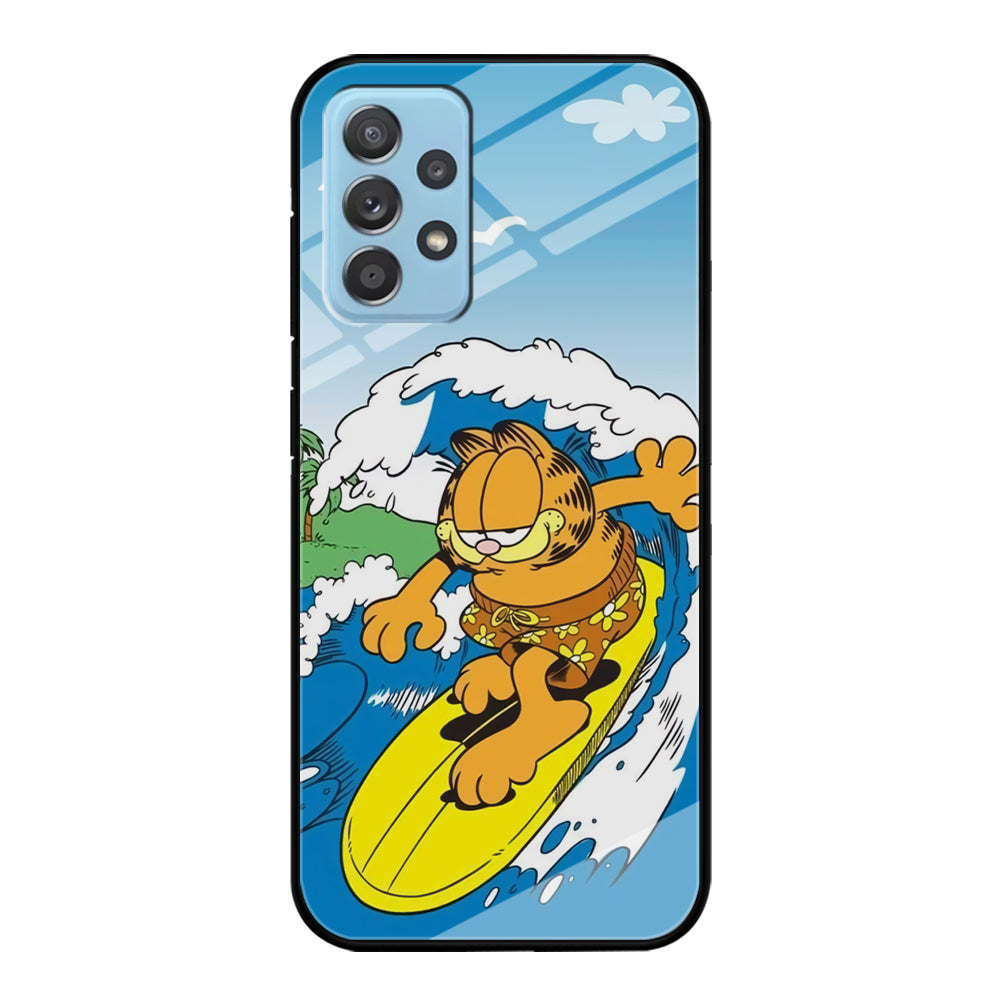 Garfield Surfing Samsung Galaxy A52 Case