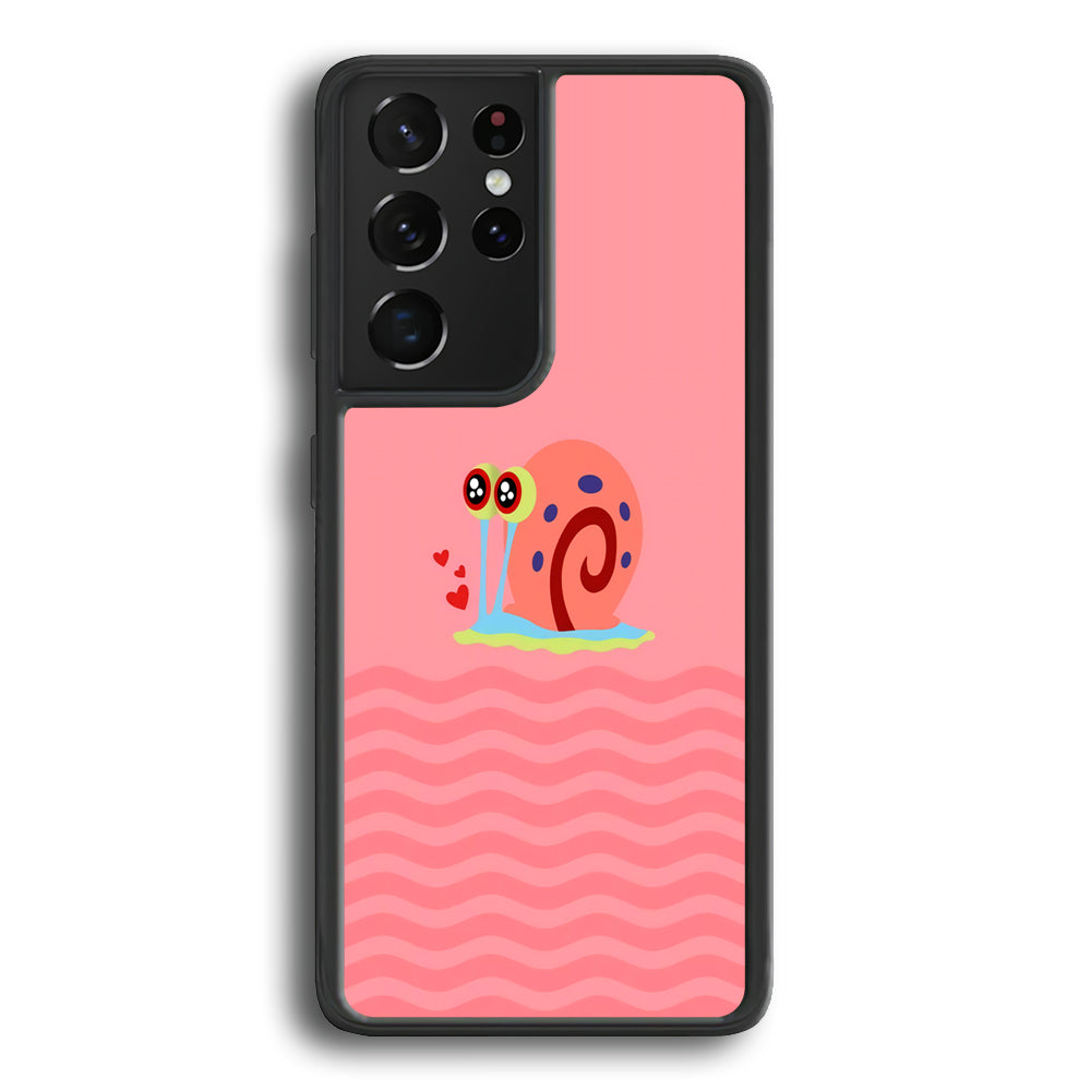 Gary Squarepants Cuteness of Pet Samsung Galaxy S21 Ultra Case - Ezzystore