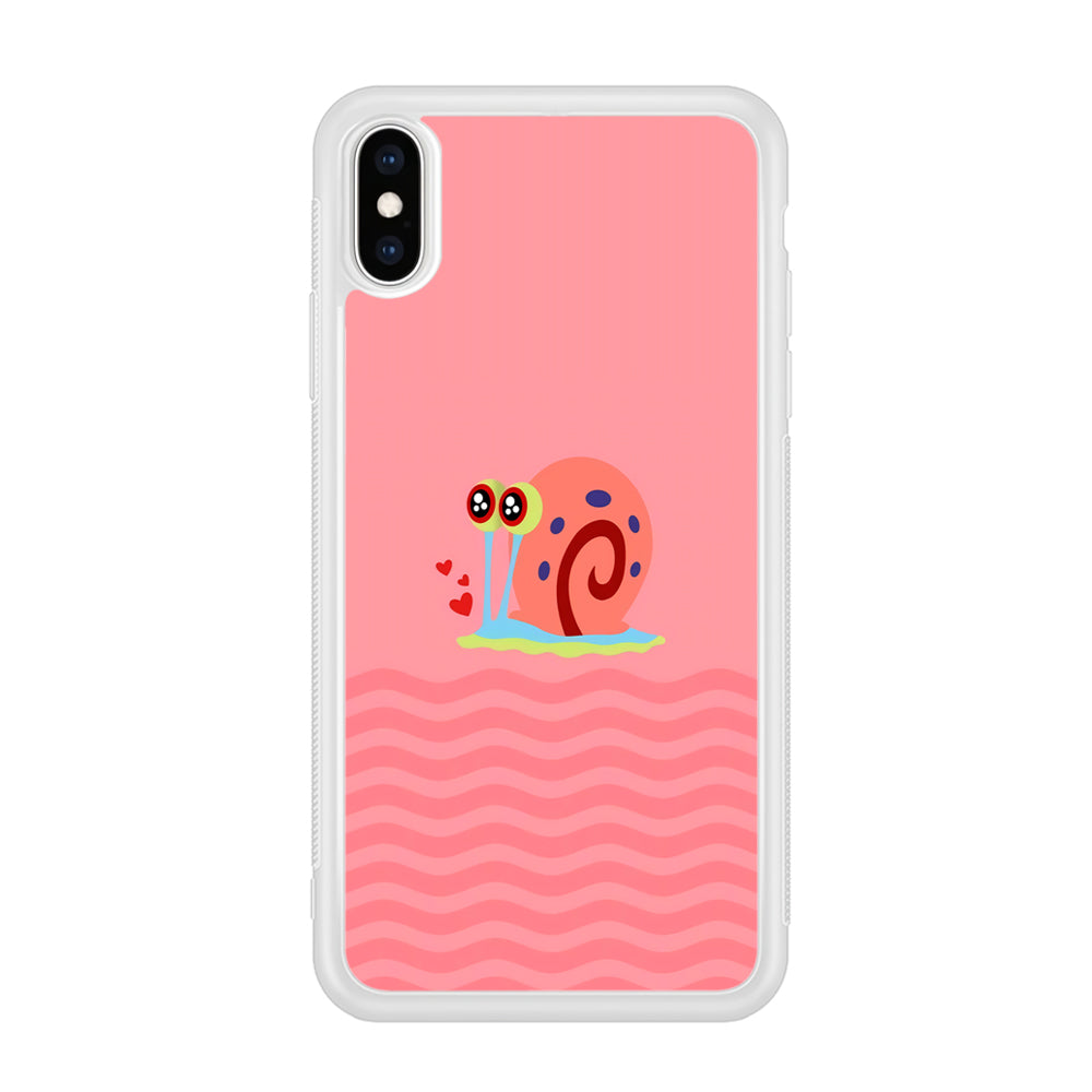 Gary Squarepants Cuteness of Pet iPhone XS Case
