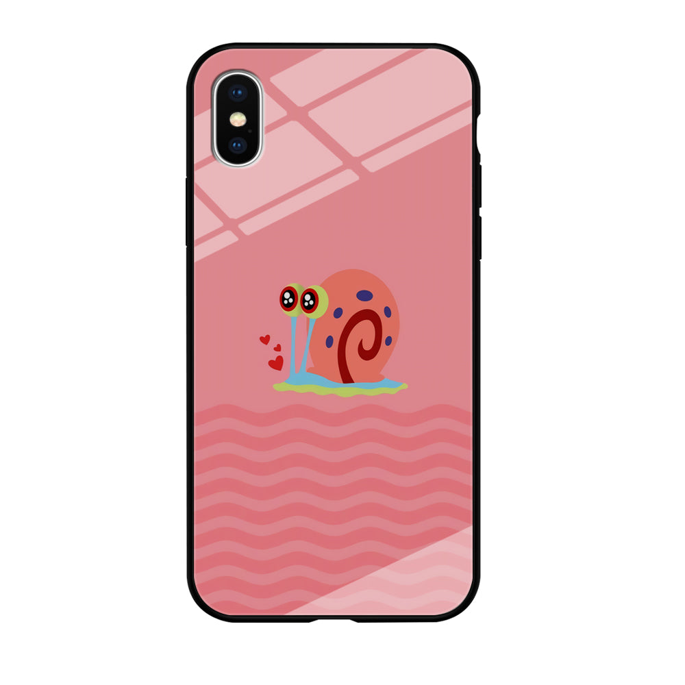 Gary Squarepants Cuteness of Pet iPhone XS Case