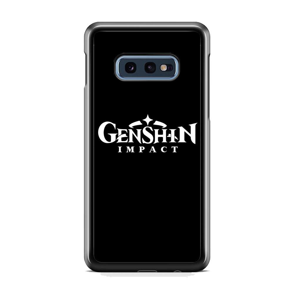 Genshin Impact Logo Black Samsung Galaxy 10e Case - ezzyst