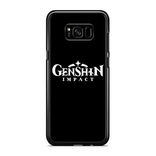 Genshin Impact Logo Black Samsung Galaxy S8 Plus Case - ezzyst