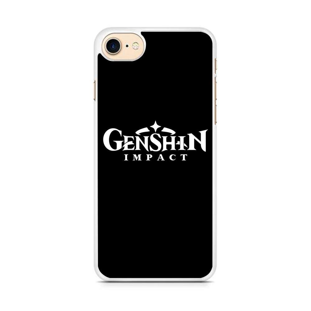 Genshin Impact Logo Black iPhone 8 Case - ezzyst
