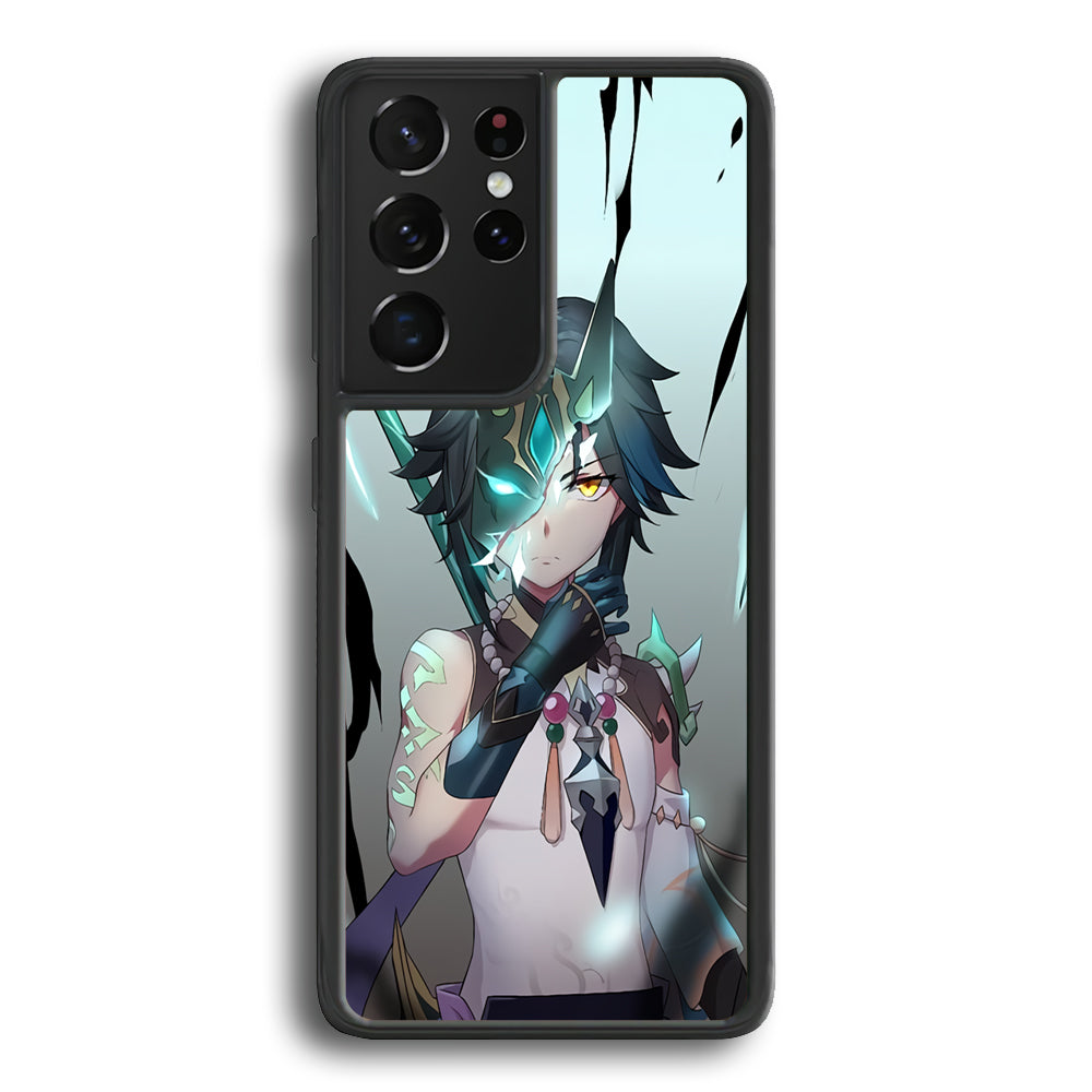 Genshin Impact Xiao Anemo Element Samsung Galaxy S21 Ultra Case - Ezzystore