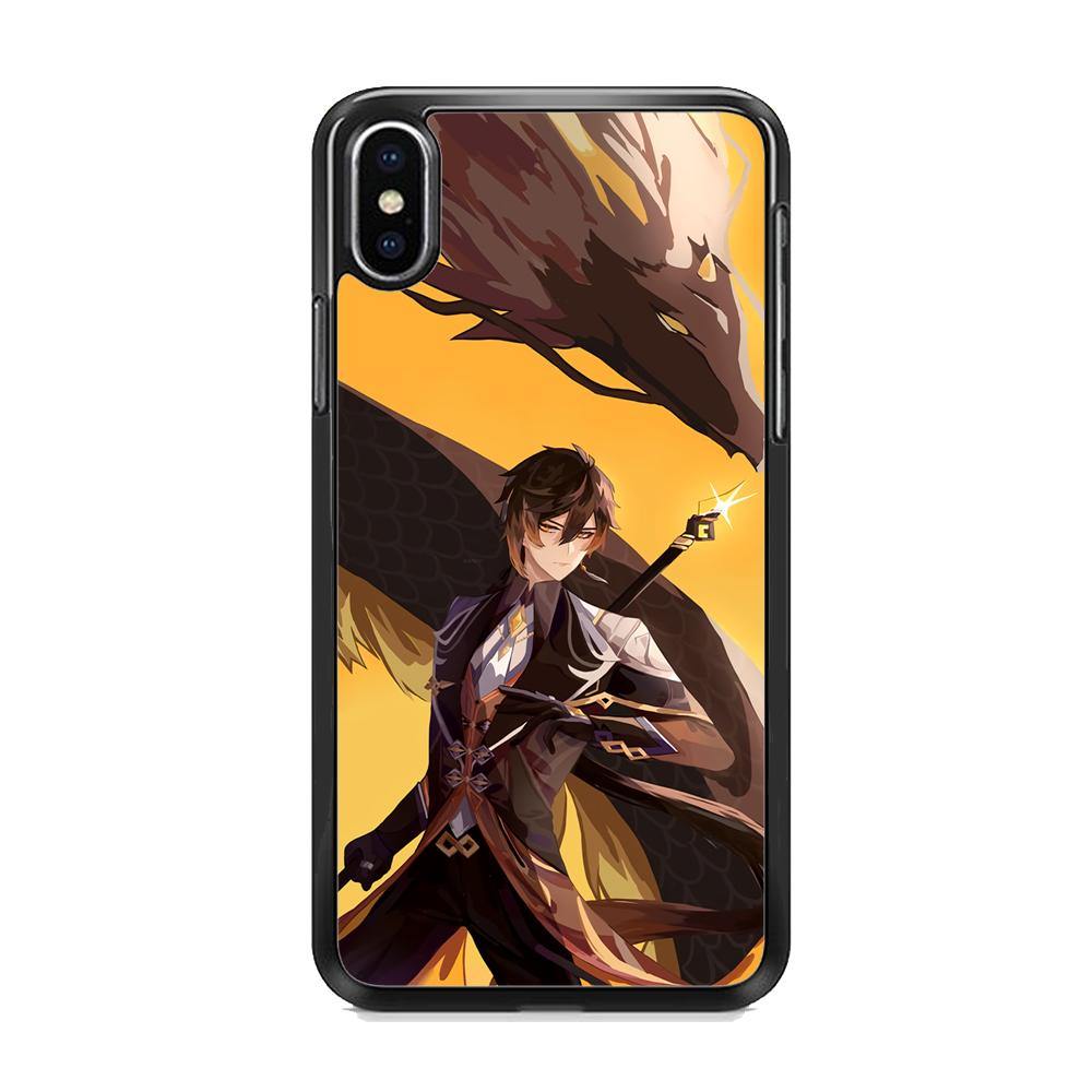 Genshin Impact Zhongli Geo Element iPhone Xs Case - ezzyst