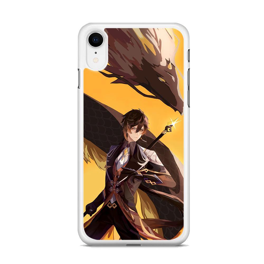 Genshin Impact Zhongli Geo Element iPhone XR Case - ezzyst