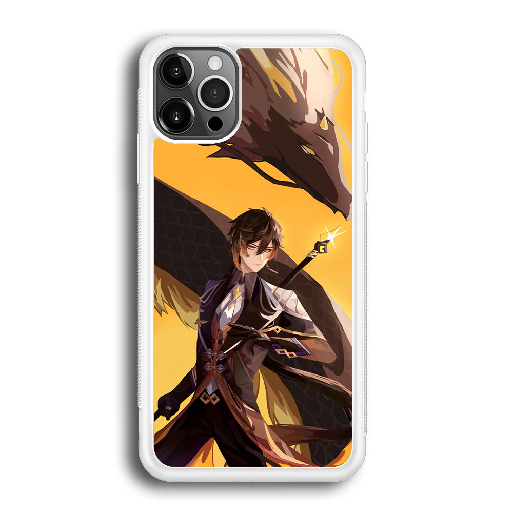 Genshin Impact Zhongli Geo Element iPhone 12 Pro Case