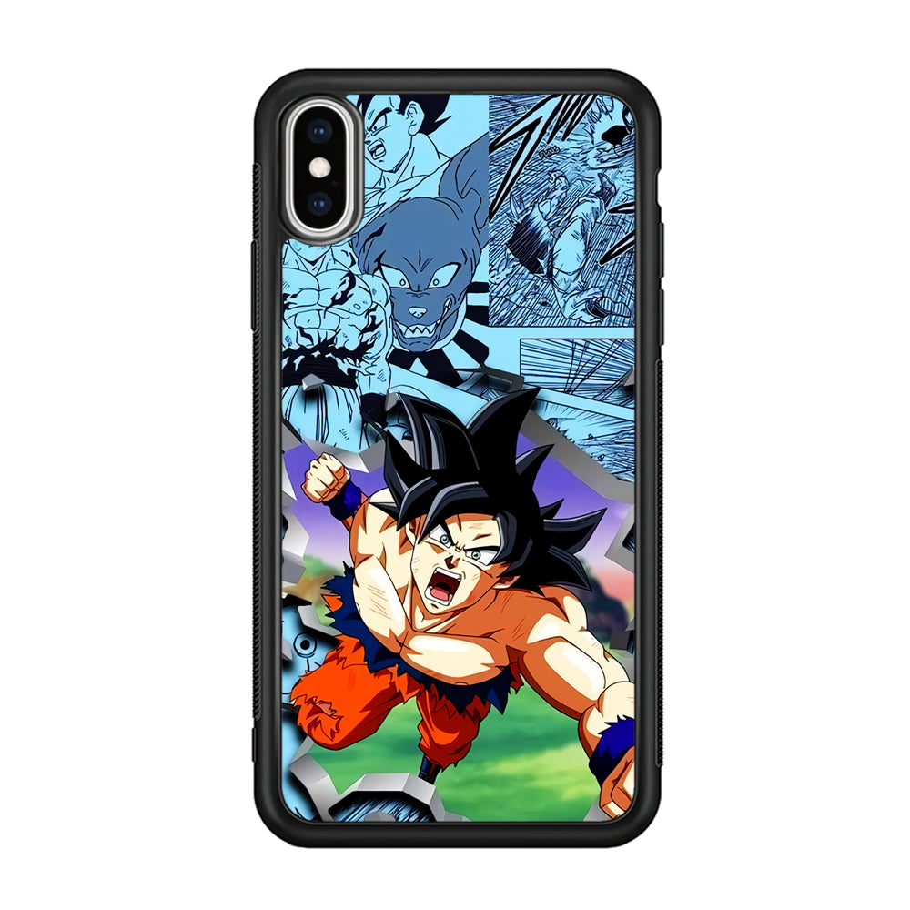 Goku Comic Power iPhone XS Case