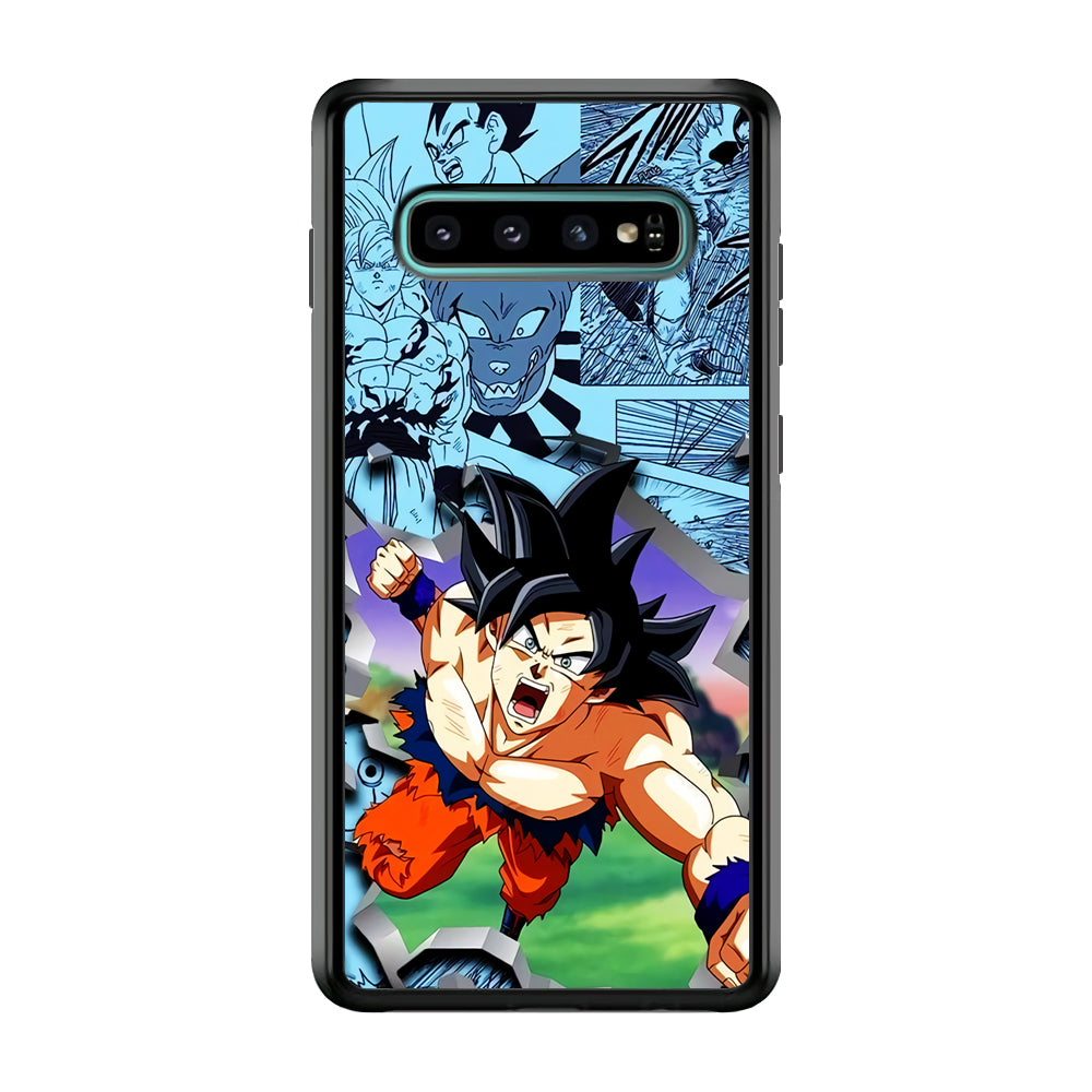 Goku Comic Power Samsung Galaxy S10 Plus Case
