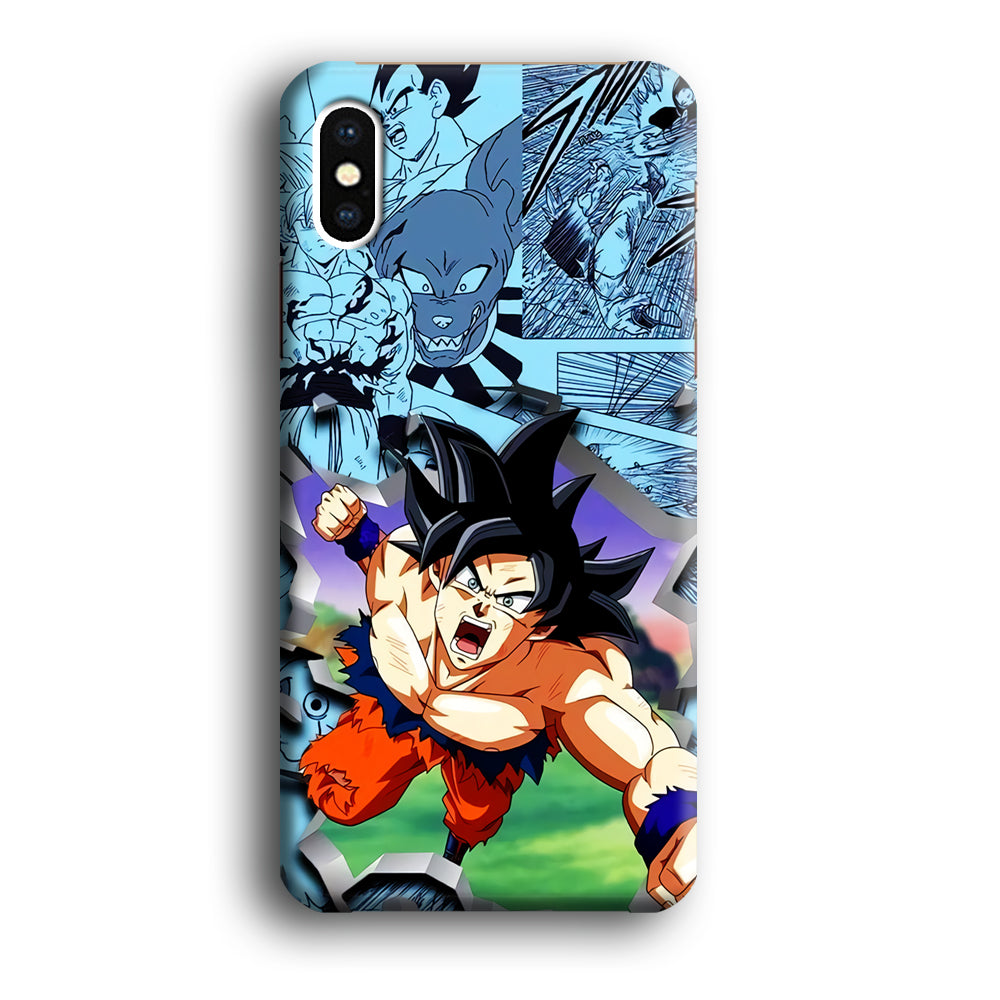 Goku Comic Power iPhone XS Case