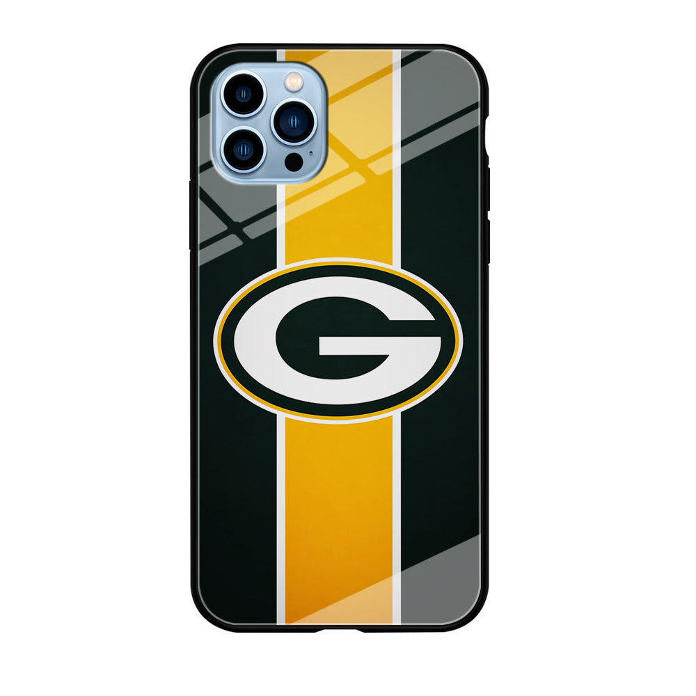 Green Bay Packers Yellow Stripe iPhone 12 Pro Case