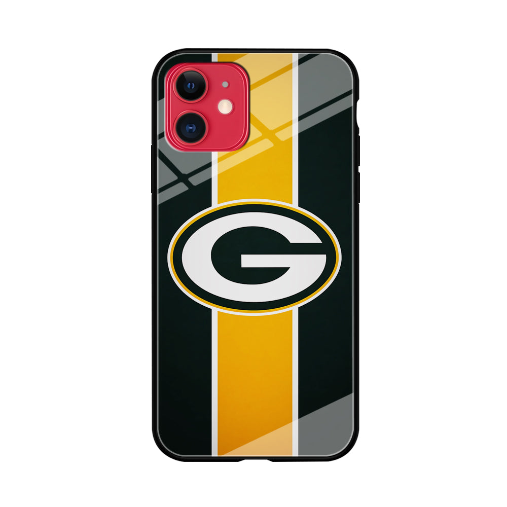 Green Bay Packers Yellow Stripe iPhone 11 Case