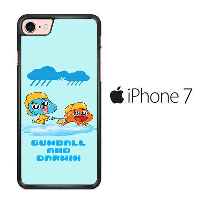 Gumball And Darwin With Rain iPhone 7 Case