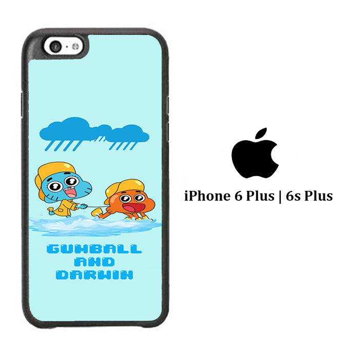 Gumball And Darwin With Rain iPhone 6 Plus | 6s Plus Case