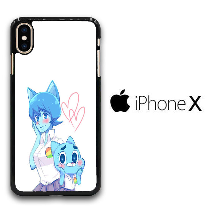 Gumball Beauty Chalk Picture iPhone X Case