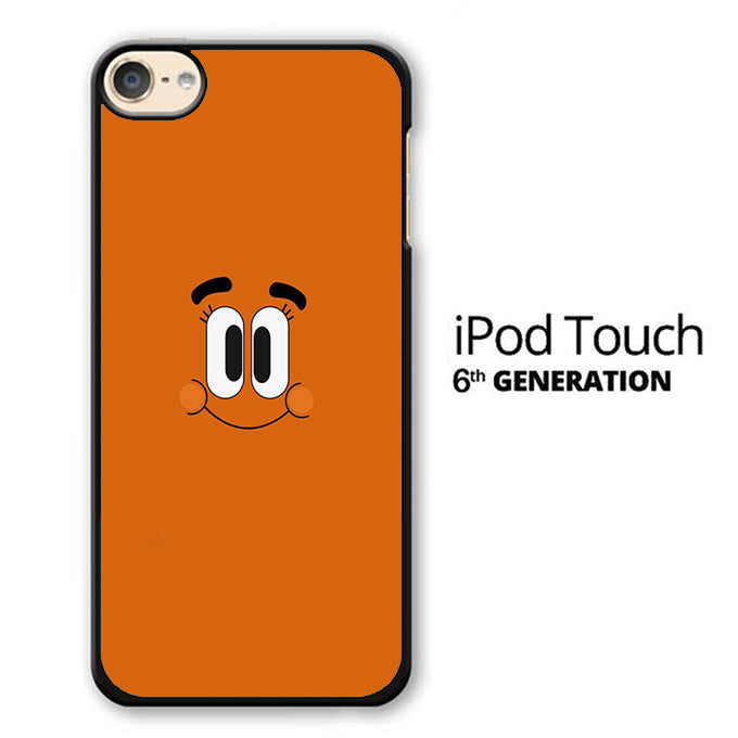 Gumball Darwin Chocolate Face iPod Touch 6 Case - Ezzystore