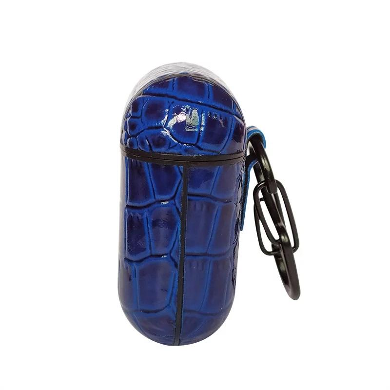 Skin Animal Crocodile Colour PU Leather Protective Case Cover For Apple Airpods
