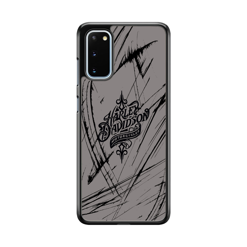 Harley Davidson Grey Claw Mark Samsung Galaxy S20 Case