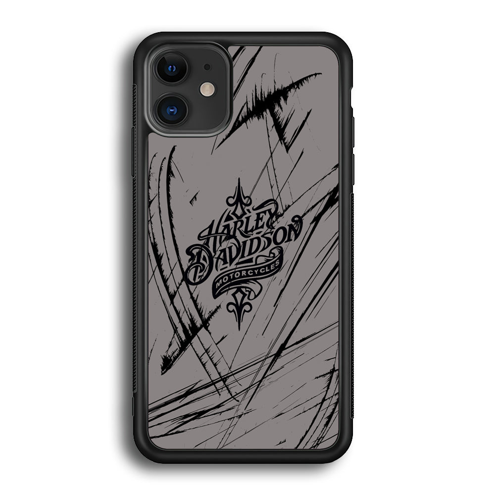 Harley Davidson Grey Claw Mark iPhone 12 Case
