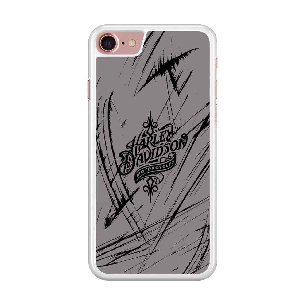 Harley Davidson Grey Claw Mark iPhone 7 Case
