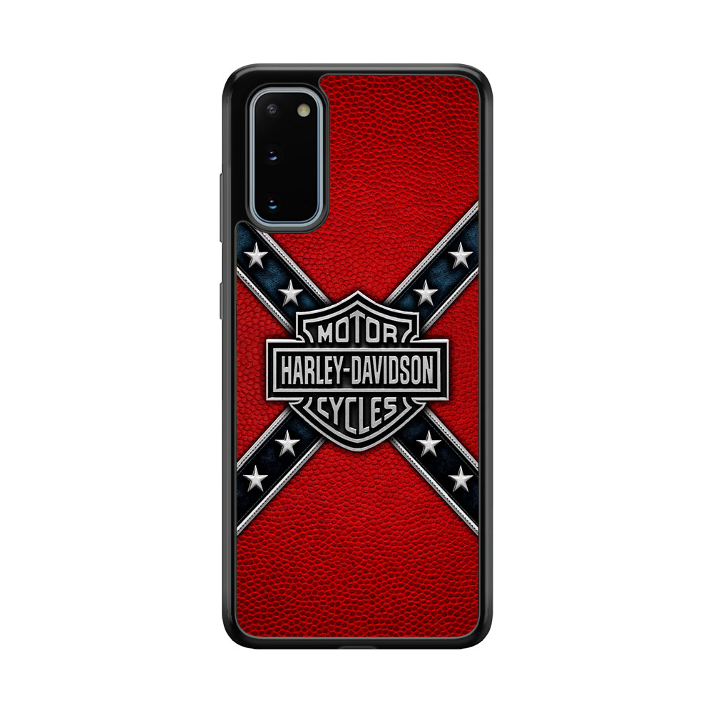 Harley Davidson Pride Logo Stripe Belt Samsung Galaxy S20 Case