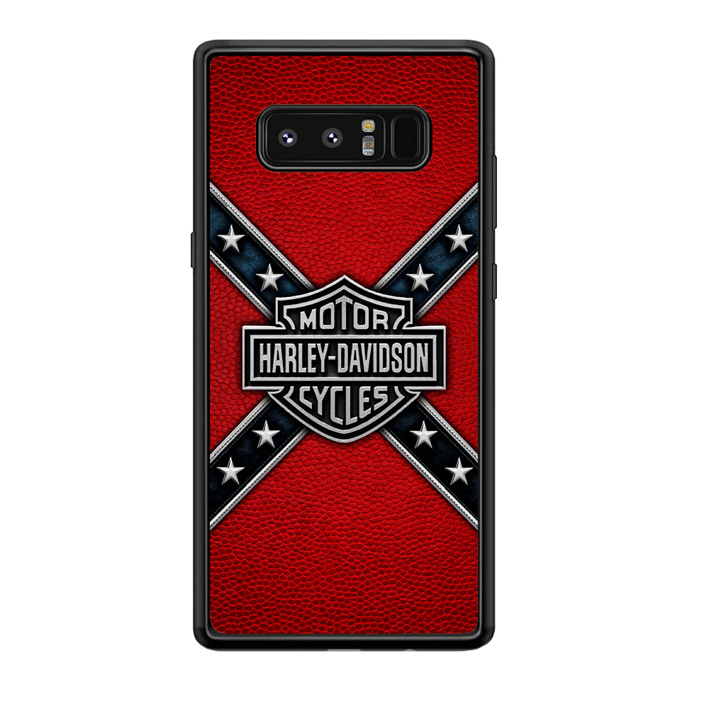 Harley Davidson Pride Logo Stripe Belt Samsung Galaxy Note 8 Case