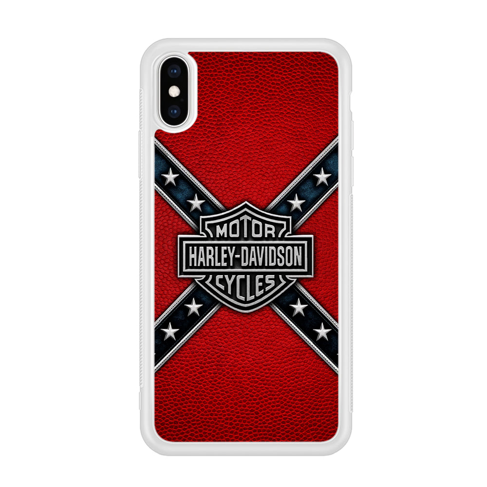 Harley Davidson Pride Logo Stripe Belt iPhone XS Case