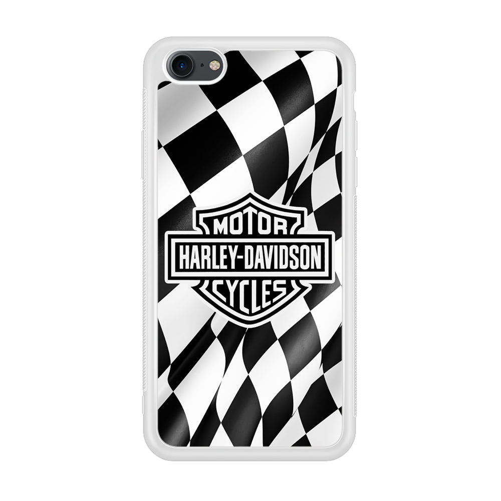 Harley Davidson Race Flag Emblem iPhone 7 Case