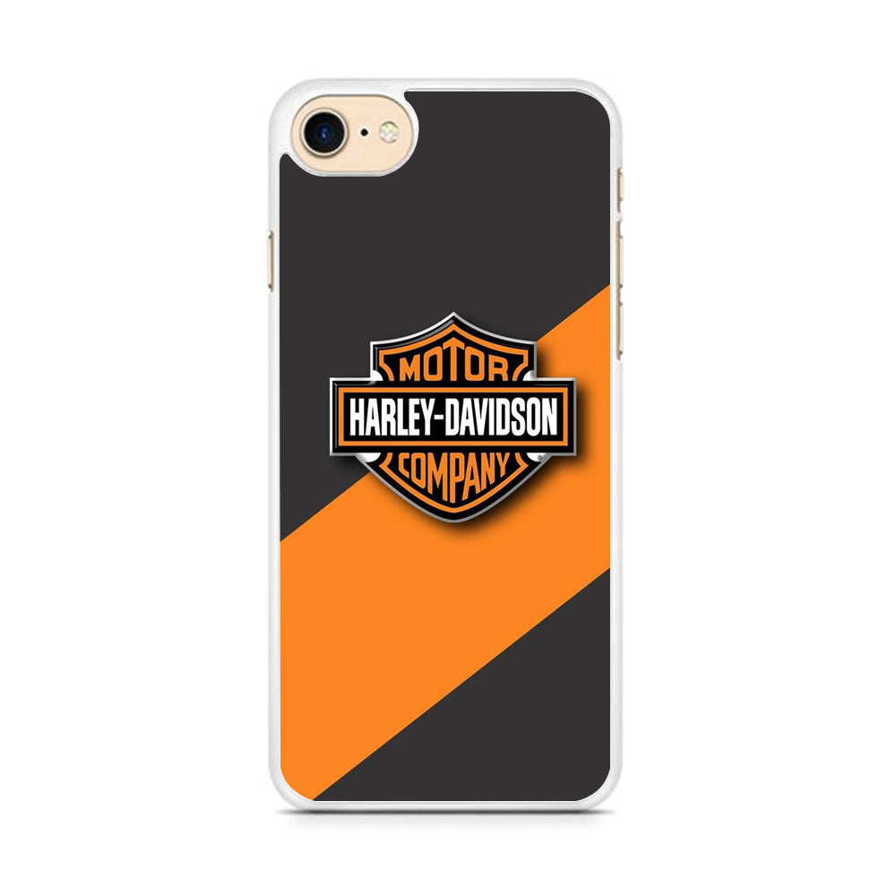 Harley Davidson Logo Stripe Yellow iPhone 7 Case