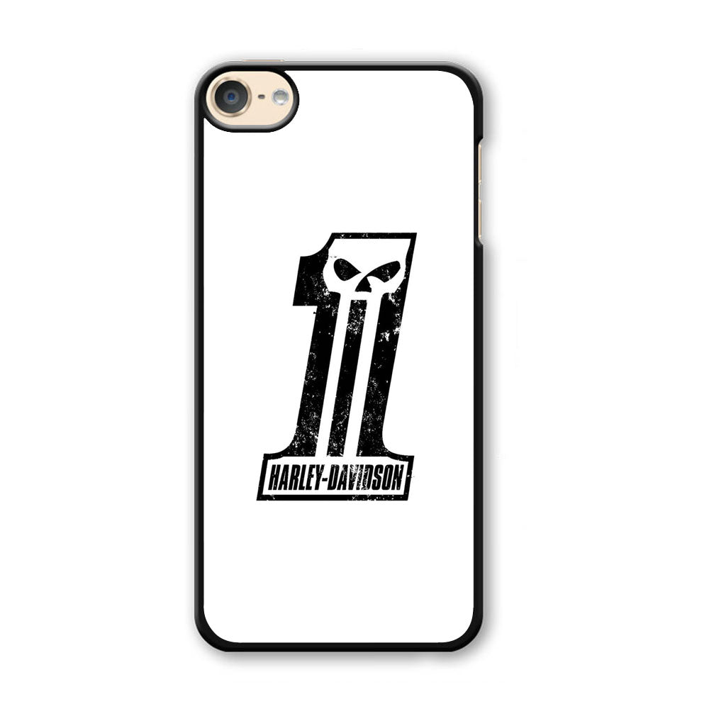 Harley Davidson White Number Skull iPod Touch 6 Case - Ezzystore
