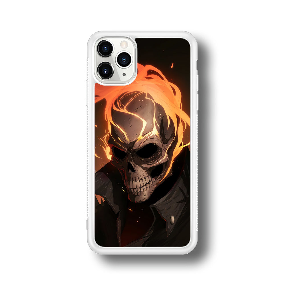 Head Skull Flames iPhone 11 Pro Case