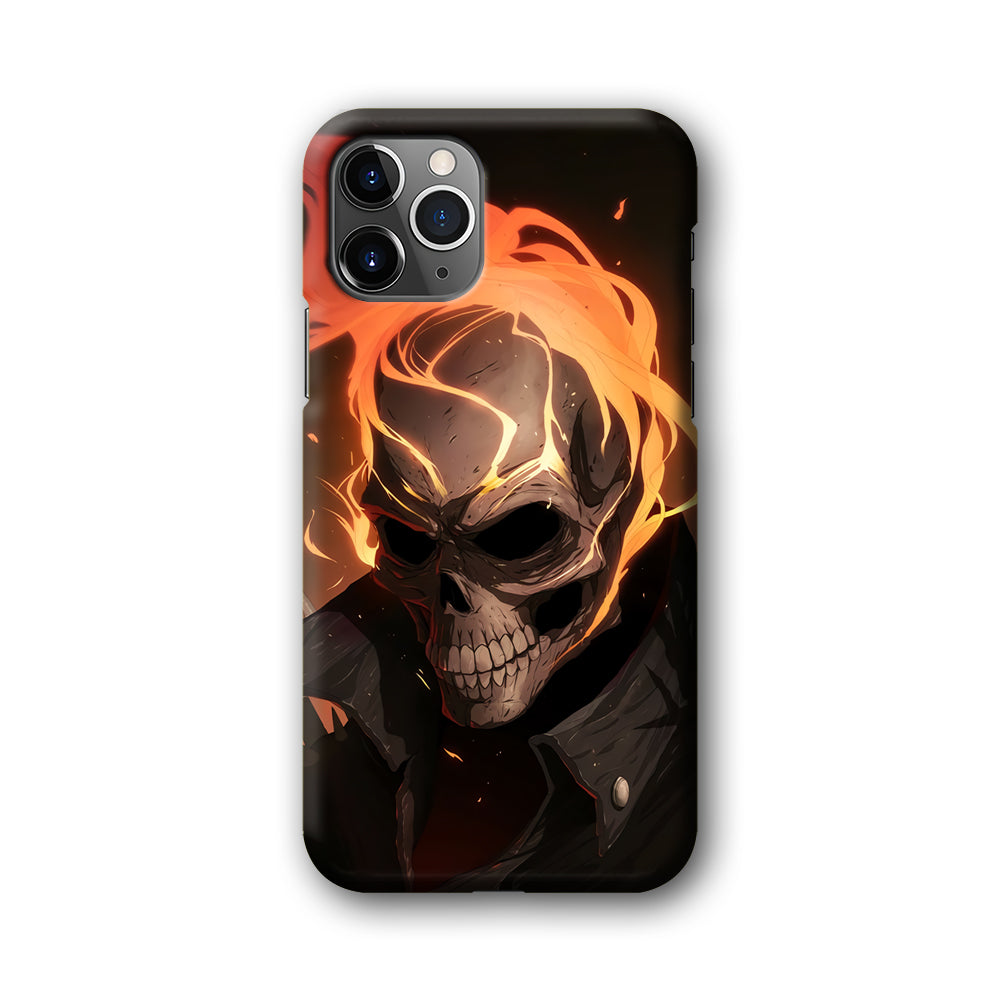 Head Skull Flames iPhone 11 Pro Case