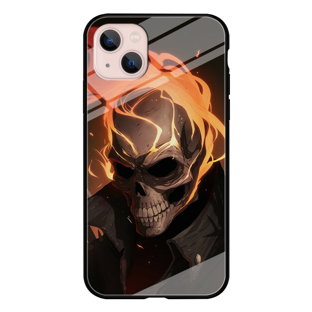 Head Skull Flame iPhone 13 Case