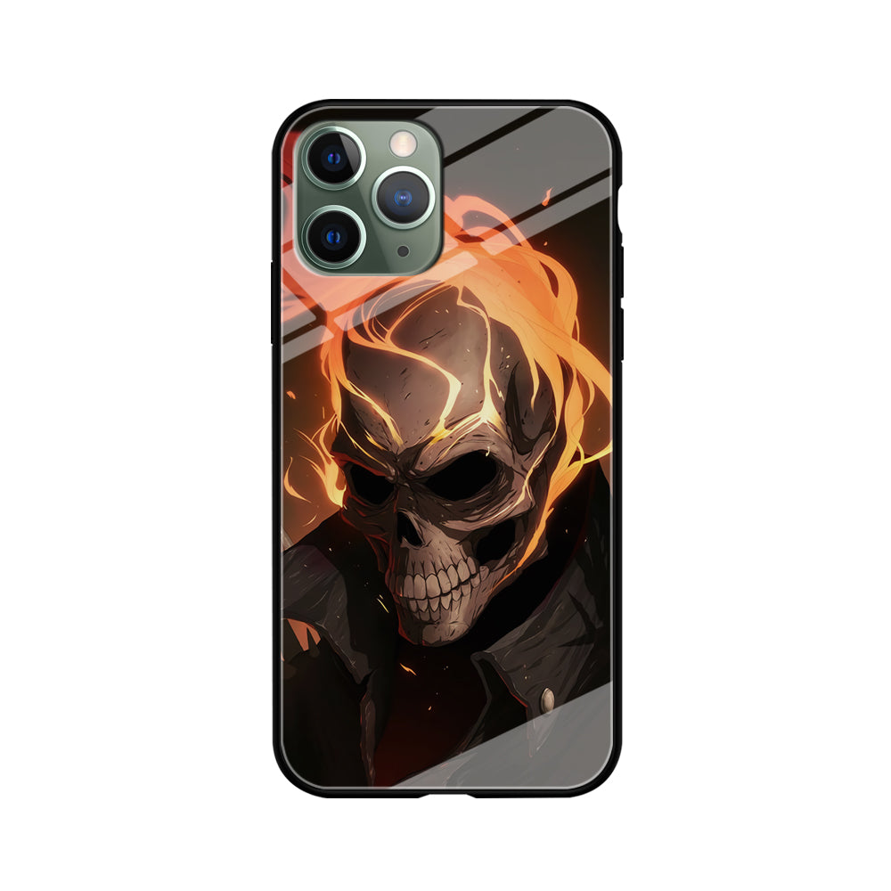Head Skull Flames iPhone 11 Pro Case