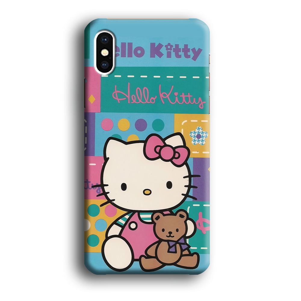 Hello Kitty Abstract Collage iPhone XS Case